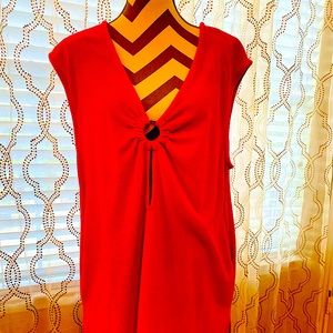 Super cute pink swim cover up.